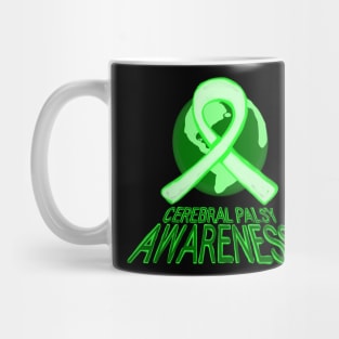 Green Painted World for Cerebral Palsy Mug